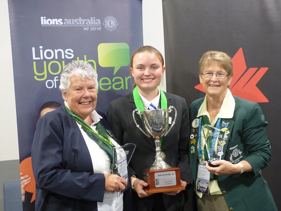 And the 2019 National Lions Youth of the Year winner is….. Hannah Bowden from Busselton!